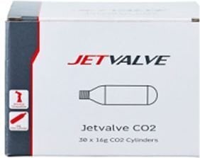 JetValve 16g CO2 baloni, 30gab. цена и информация | Citi velo piederumi un aksesuāri | 220.lv