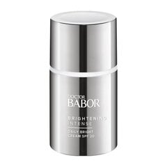 Отбеливающий крем для лица Babor Daily Bright Cream SPF 20, 50 мл цена и информация | Наносите на чистую кожу лица. Подержите около 10-15 минут и смойте водой. | 220.lv