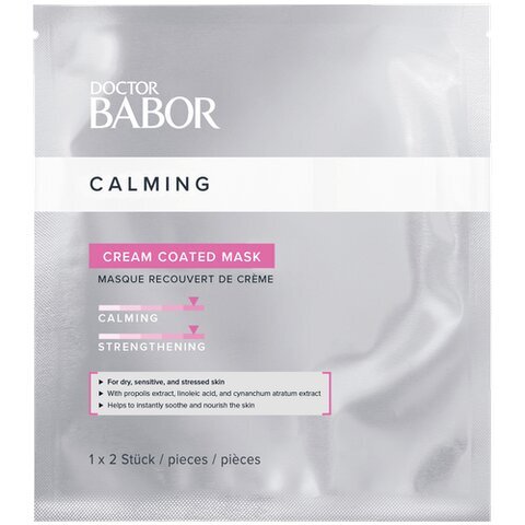 Nomierinoša vilnas auduma maska ar vieglu aromātu BABOR Cream Coated Mask cena un informācija | Sejas maskas, acu maskas | 220.lv