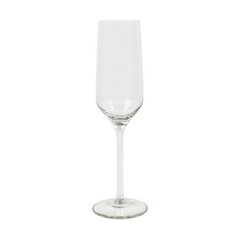 Šampanieša glāze Carre Komplekts Ø 6,9 x 23 cm 220 ml (2 gb.) cena un informācija | Glāzes, krūzes, karafes | 220.lv