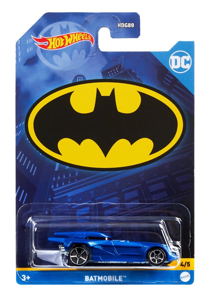 Assorted Automašīna Hot Wheels Batman Themed cena un informācija | Rotaļlietas zēniem | 220.lv