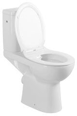 Bezmalu kompaktais tualetes pods bez apmales, augsta aizmugures izeja Handicap / Etiuda цена и информация | Унитазы | 220.lv