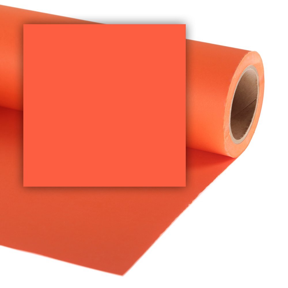 Fons Colorama background 2.72x11m, mandarin (195) цена и информация | Apgaismojums fotografēšanai | 220.lv
