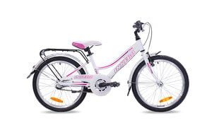 Велосипед детский Insera Cindy 20" 3-v, белый цена и информация | Велосипеды | 220.lv
