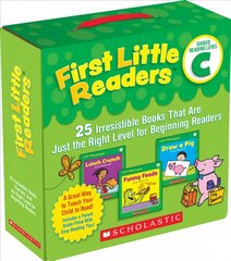 First Little Readers: Guided Reading Level C (Parent Pack): 25 Irresistible Books That Are Just the Right Level for Beginning Readers cena un informācija | Grāmatas pusaudžiem un jauniešiem | 220.lv