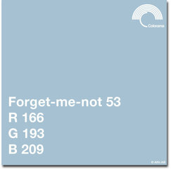Fons Colorama paper background 1.35x11m, forget-me-not (553) cena un informācija | Apgaismojums fotografēšanai | 220.lv
