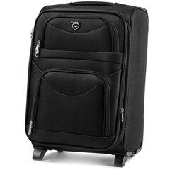 Небольшой чемодан Wings 6802, S, черный цена и информация | Чемоданы, дорожные сумки | 220.lv
