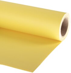 Manfrotto papīra fons 2,75x11m, prīmulu dzeltens (LL LP9038) cena un informācija | Apgaismojums fotografēšanai | 220.lv