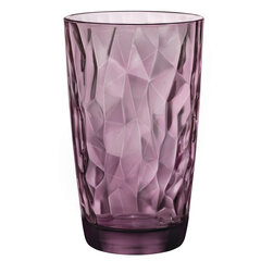Стакан Bormioli Rocco Diamond Фиолетовый Cтекло (470 ml) (6 штук) цена и информация | Стаканы, фужеры, кувшины | 220.lv