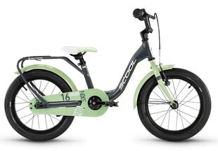 Детский велосипед S'Cool niXe 16", темно-серый цвет цена и информация | Велосипеды | 220.lv