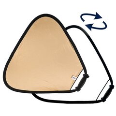 Manfrotto reflektors Tri Grip 75 cm, zeltīts/balts cena un informācija | Apgaismojums fotografēšanai | 220.lv