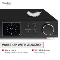 Интернет-радиоприемник Audizio Adria с DAB+/FM, черный цена и информация | Радиоприемники и будильники | 220.lv