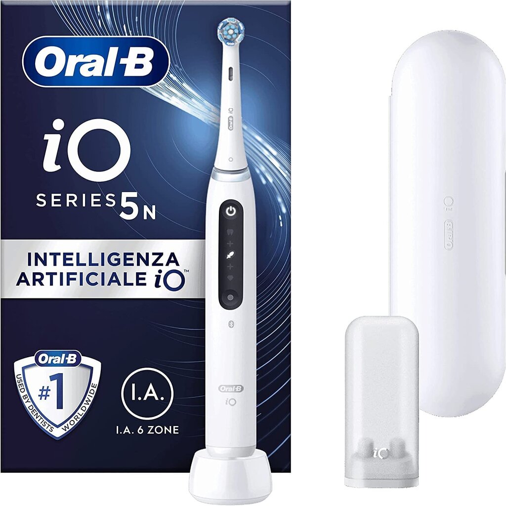 Oral-B iO 5n White cena un informācija | Elektriskās zobu birstes | 220.lv