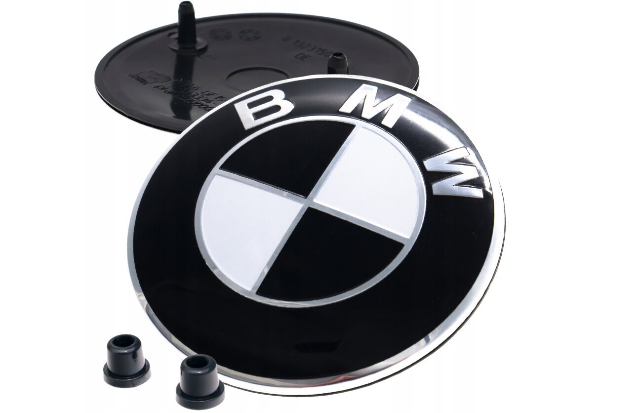 Emblema BMW 82 MM 2 Pines autoadhesivo 50 Aniversario (para capó/maletero)  - E-DZSHOP AUTOPARTS