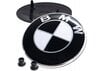 BMW emblēma, 82 mm (melna) цена и информация | Auto piederumi | 220.lv