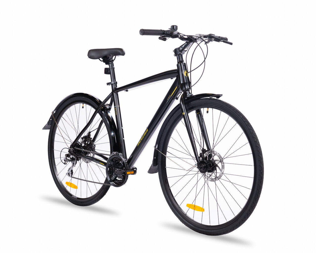 Velosipēds Insera Hybrid Evo M, 52 cm, melns цена и информация | Velosipēdi | 220.lv