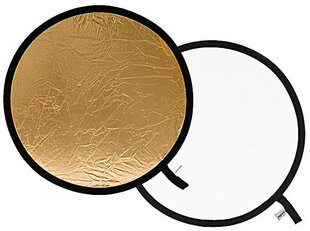 Manfrotto reflektors, zeltīts/balts 50 cm (LA-2041) cena un informācija | Apgaismojums fotografēšanai | 220.lv