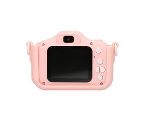 Extralink Kids Camera H28 Dual Pink | Kamera | 1080P 30 kadri sekundē, 2,0 collu ekrāns цена и информация | Цифровые фотоаппараты | 220.lv