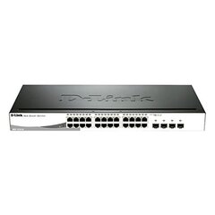 Slēdzis D-Link DGS-1210-24 20 p 10 / 100 / 1000 Mbps 4 x SFP цена и информация | Коммутаторы (Switch) | 220.lv