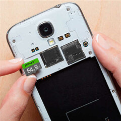 Mikro SD Atmiņas karte ar Adapteri PNY 64 GB 100 mb/s cena un informācija | Adapteri un USB centrmezgli | 220.lv