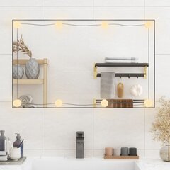 Sienas spogulis ar LED gaismām vidaXL, 50x80 cm цена и информация | Зеркала | 220.lv