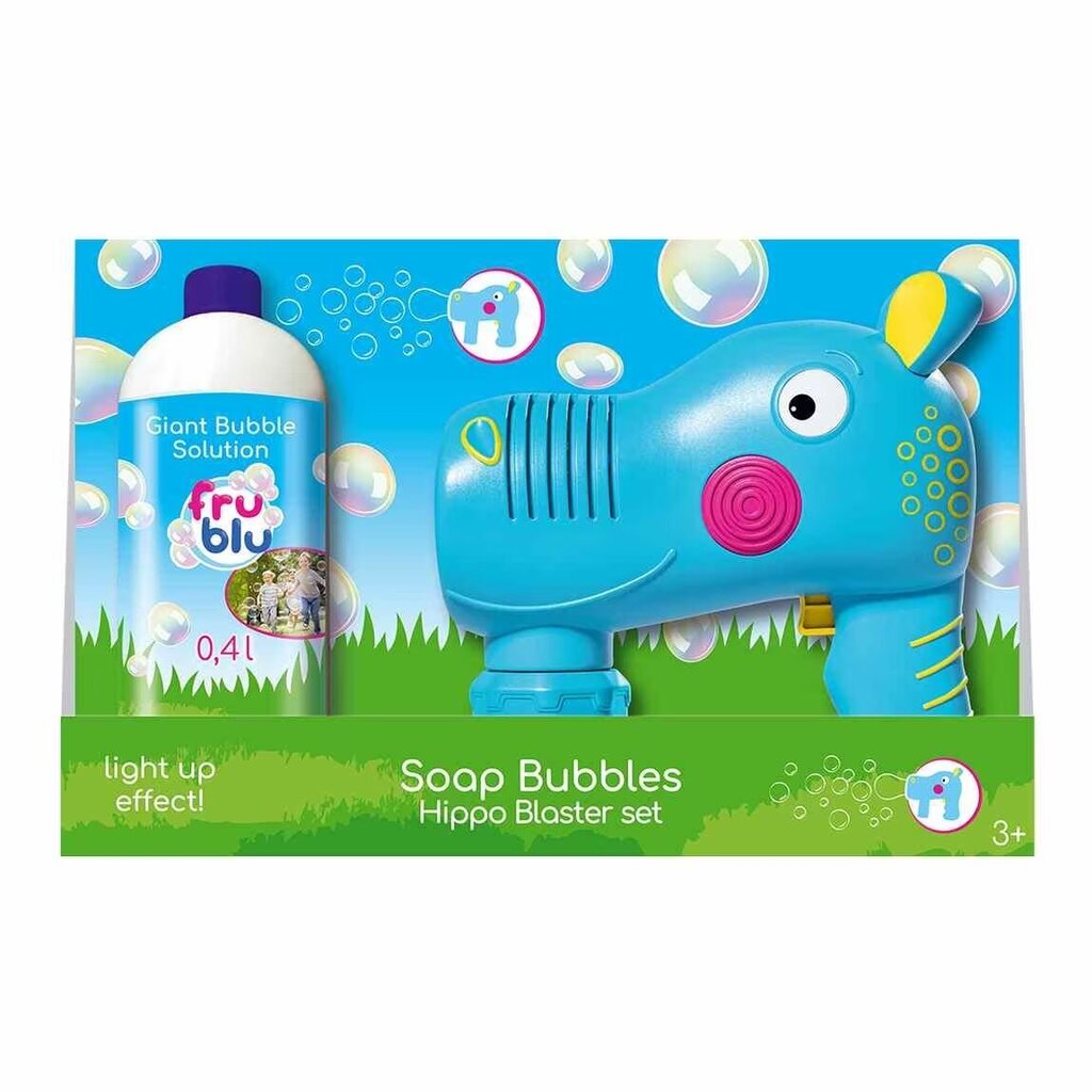 Ziepju burbuļu aparāts Hippo Blaster TM Toys 0161, zils cena un informācija | Ūdens, smilšu un pludmales rotaļlietas | 220.lv