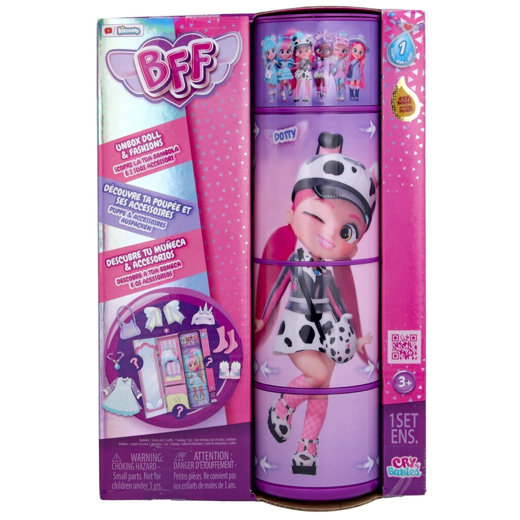 Lelle IMC Toys BFF Fashion Doll Dotty 904378, 20 cm cena un informācija | Rotaļlietas meitenēm | 220.lv