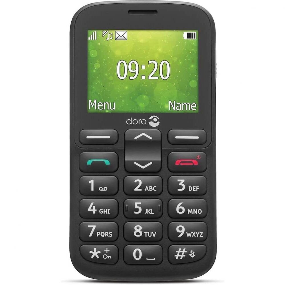 Doro 1380 Black cena un informācija | Mobilie telefoni | 220.lv