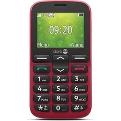 Doro 1380 Red cena un informācija | Mobilie telefoni | 220.lv