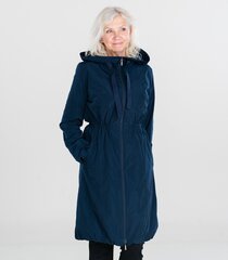 Hansmark sieviešu lietusmētelis Lisandra 64008*01, tumši zils 4741547904388 cena un informācija | Sieviešu mēteļi | 220.lv