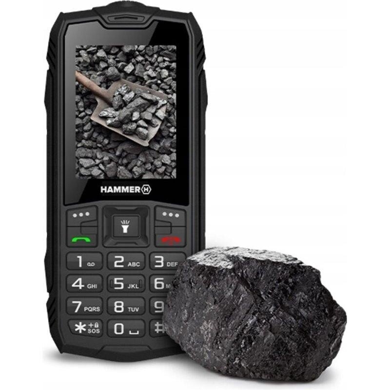 myPhone Hammer Rock Dual SIM Black cena un informācija | Mobilie telefoni | 220.lv