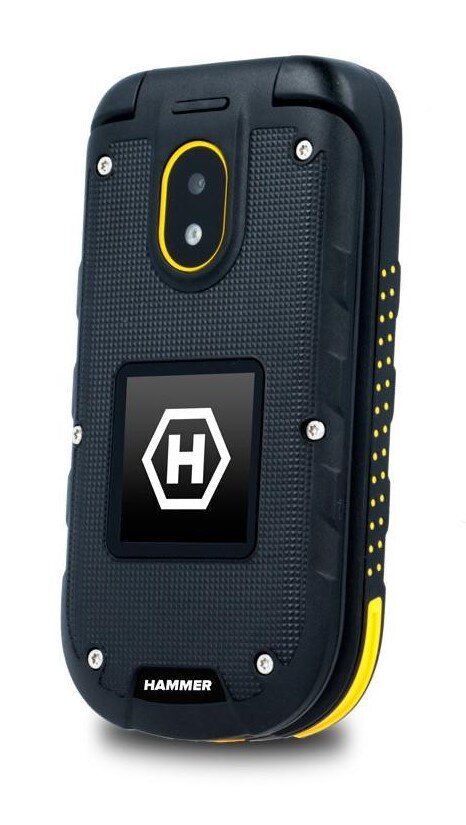 myPhone Hammer Bow Dual SIM Black/Yellow cena un informācija | Mobilie telefoni | 220.lv