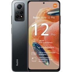 Xiaomi Redmi Note 12 Pro 8/256GB Graphite Gray MZB0DEIEU цена и информация | Мобильные телефоны | 220.lv