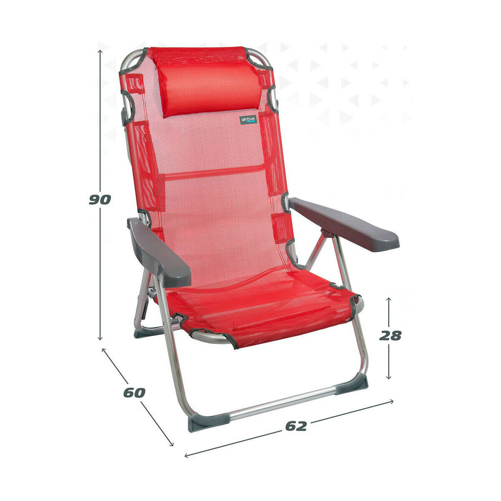 Pludmales krēsls Color Baby 48 x 60 x 90 cm цена и информация |  Tūrisma mēbeles | 220.lv