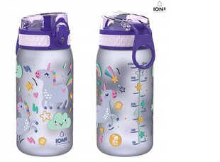 Baby Unicorn ION8 400 ml, balts ar vienradža dizainu cena un informācija | Bērnu pudelītes un to aksesuāri | 220.lv