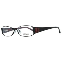 Sieviešu Briļļu ietvars Guess GU2249-BLK-52 Melns (ø 52 mm) cena un informācija | Brilles | 220.lv