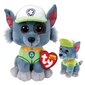 Plīša talismans Paw Patrol Rocky 24cm cena un informācija | Mīkstās (plīša) rotaļlietas | 220.lv