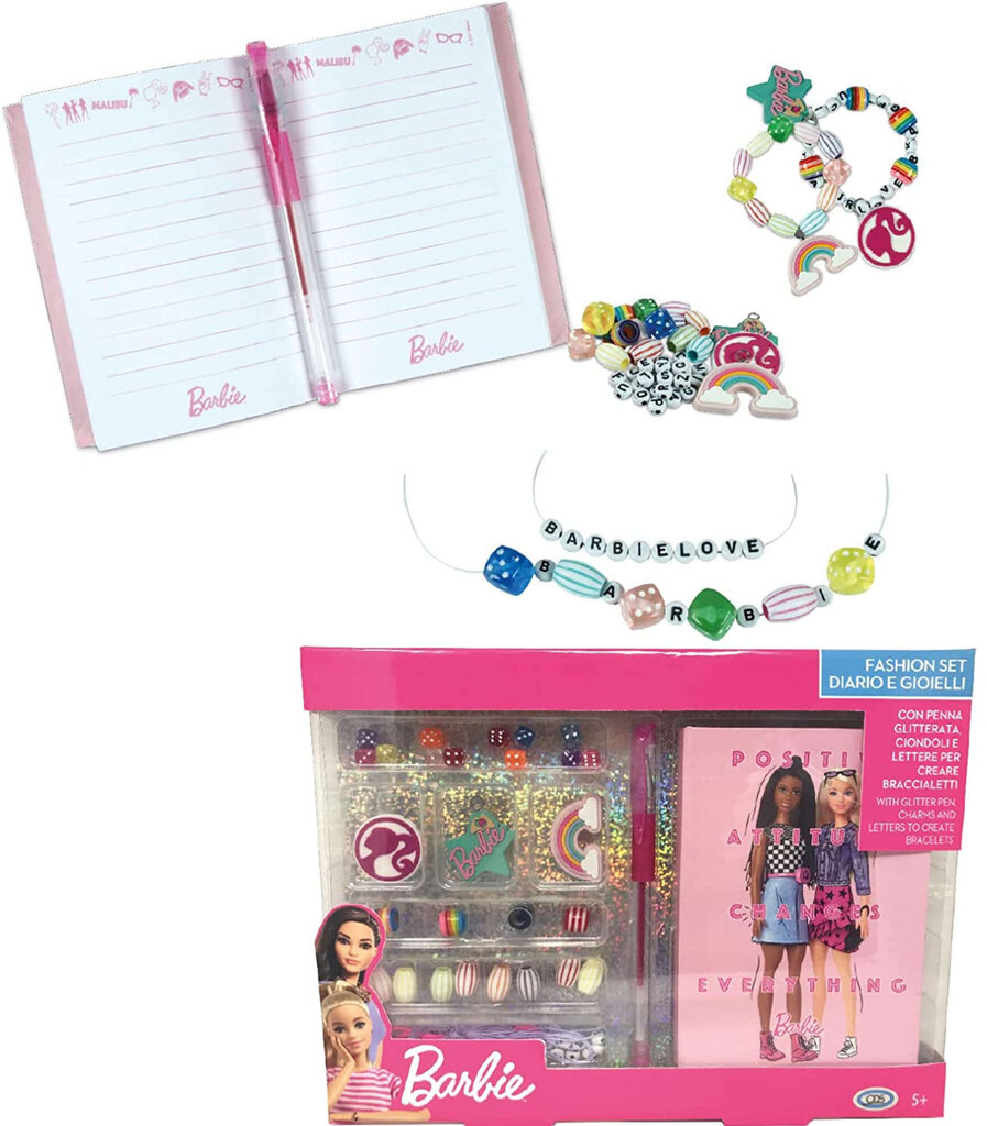 Mini dienasgrāmata un piederumi Barbie Fashion 44855 цена и информация | Burtnīcas un papīra preces | 220.lv