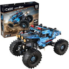 Bloki Tālvadības pults Blue Monster Truck Cada C61008W 699 gab. цена и информация | Конструкторы и кубики | 220.lv