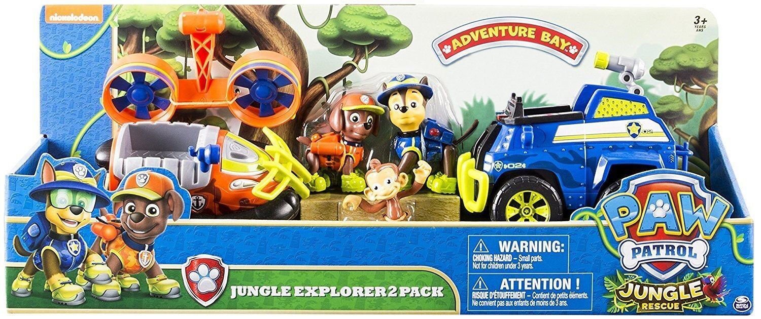 Lidmašīna uz gaisa spilvena un radiolokators ar figūrām Paw Patrol Jungle Rescue Chase цена и информация | Rotaļlietas zēniem | 220.lv