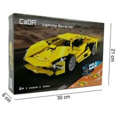 Bloķē transportlīdzekli Cada Lightning Sports Car 357 d. cena un informācija | Konstruktori | 220.lv