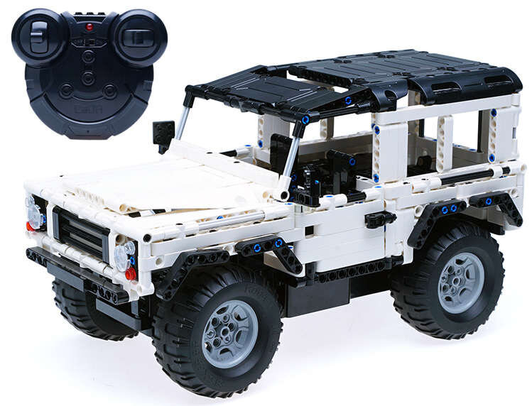 Celtniecības bloki RC Jeep Cada C51004W cena un informācija | Konstruktori | 220.lv