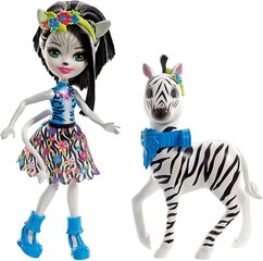 Lelle Zelena Zebra un zebras figūriņa Hoofette Enchantimals FKY72 цена и информация | Игрушки для девочек | 220.lv