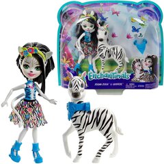 Lelle Zelena Zebra un zebras figūriņa Hoofette Enchantimals FKY72 цена и информация | Игрушки для девочек | 220.lv