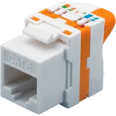 Модуль Cat6 KeyStone RJ45 Jack UTP от Techly цена и информация | Кабели и провода | 220.lv