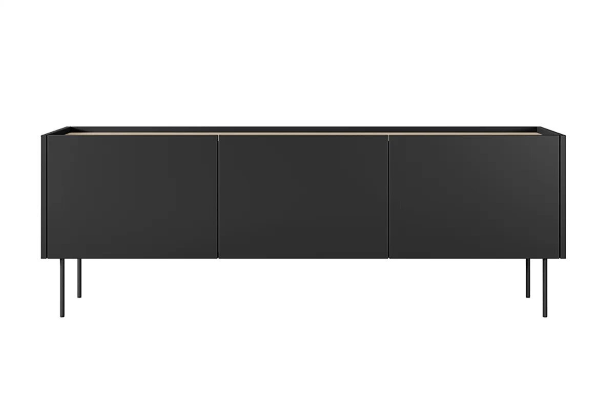TV galdiņš Bogart Desin 170 3D, melns cena un informācija | TV galdiņi | 220.lv