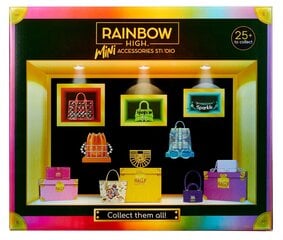 Mini studijas rokassomiņa Rainbow High sērija 1 cena un informācija | Rotaļlietas meitenēm | 220.lv