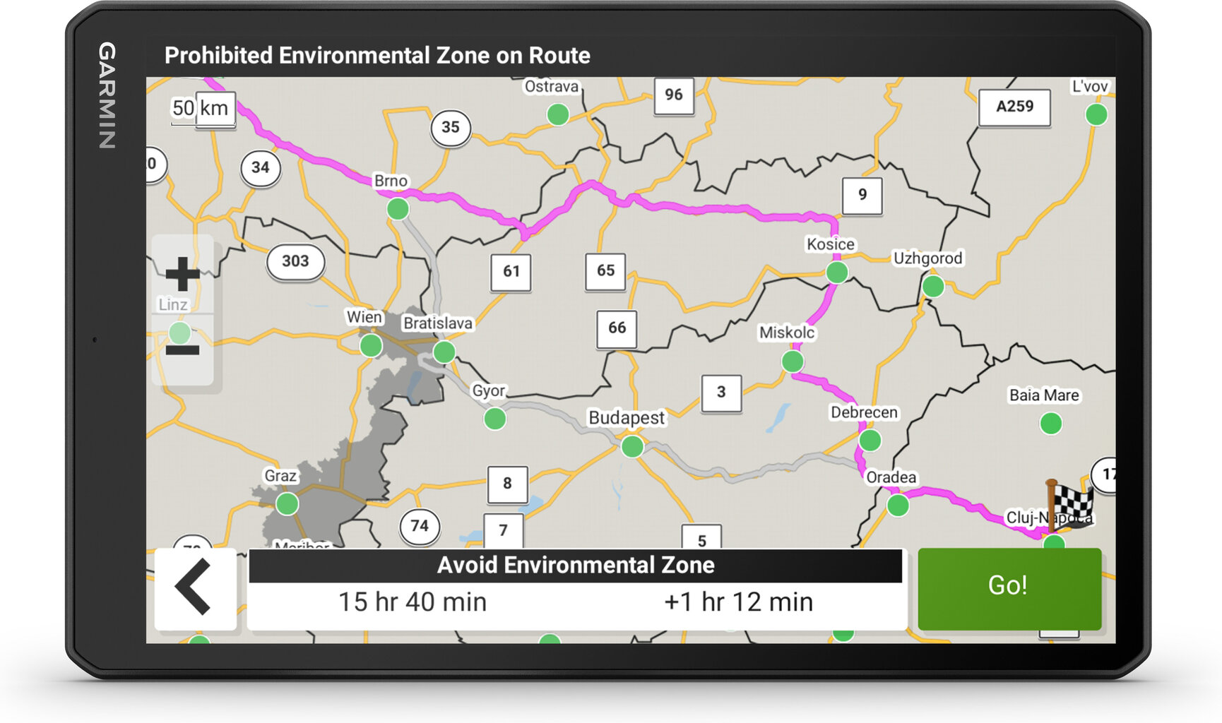 Navigācijas sistēma kravas automašīnām Dezl LGV1010 цена и информация | Auto GPS | 220.lv