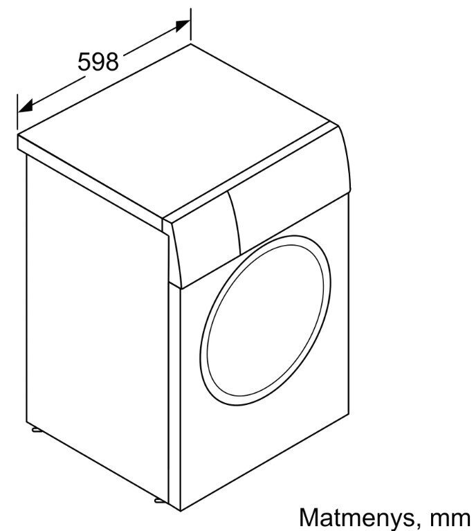 Bosch WAX02KB1SN цена и информация | Veļas mašīnas | 220.lv