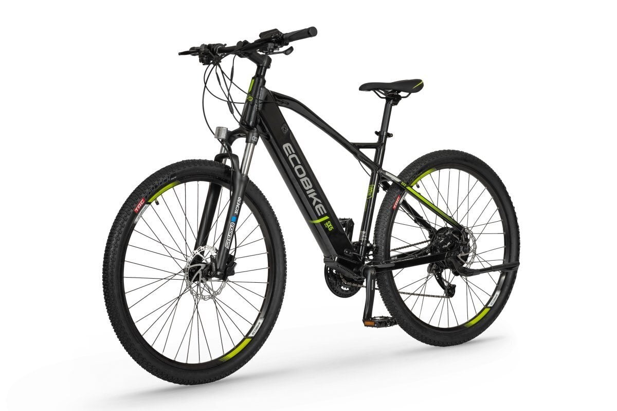 Elektriskais velosipēds Ecobike SX5 17,5 Ah LG, melns cena un informācija | Elektrovelosipēdi | 220.lv